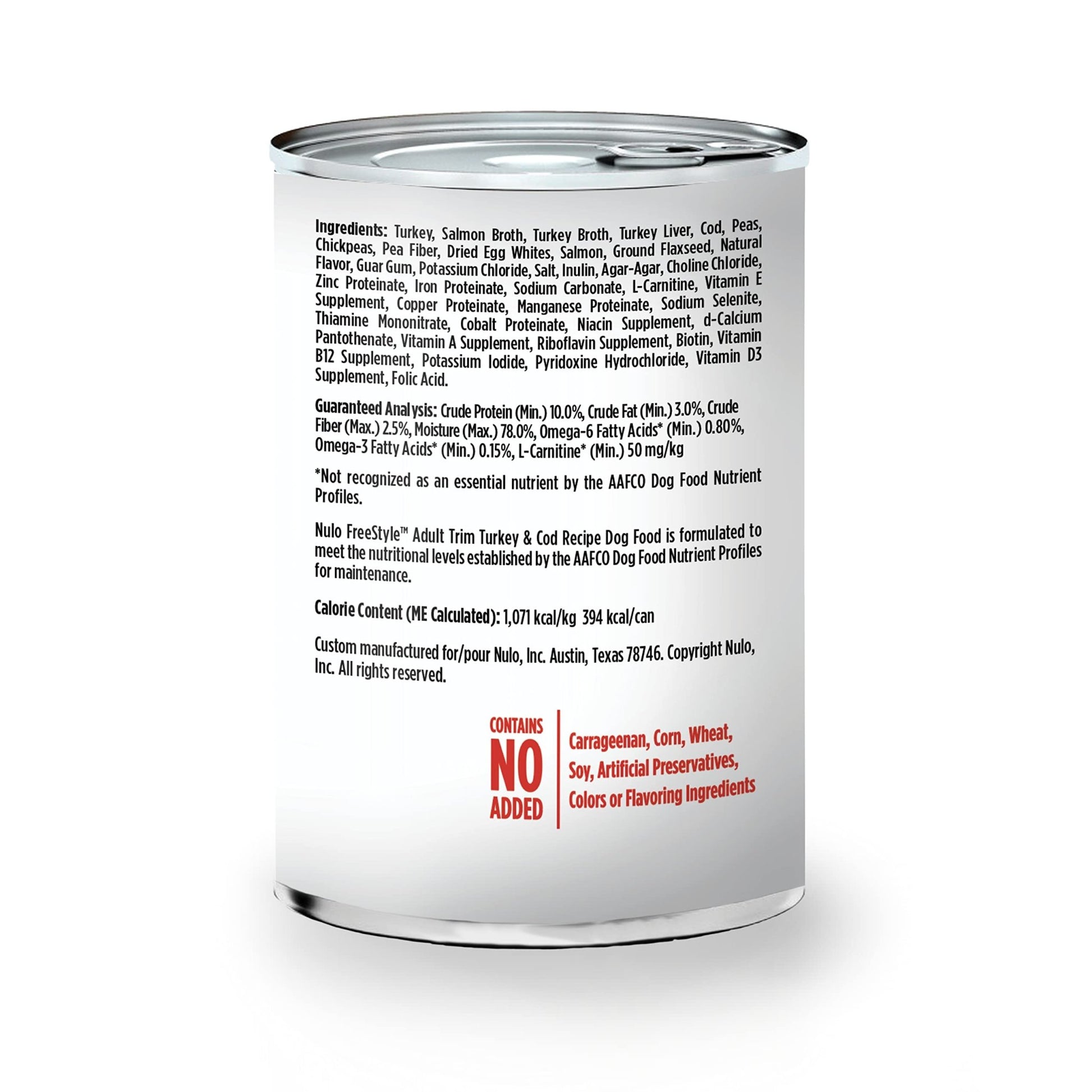 Nulo Freestyle All Breed Adult Wet Canned Dog Food, Premium All - Natural Grain - Free, High Animal - Based Protein, 13 oz