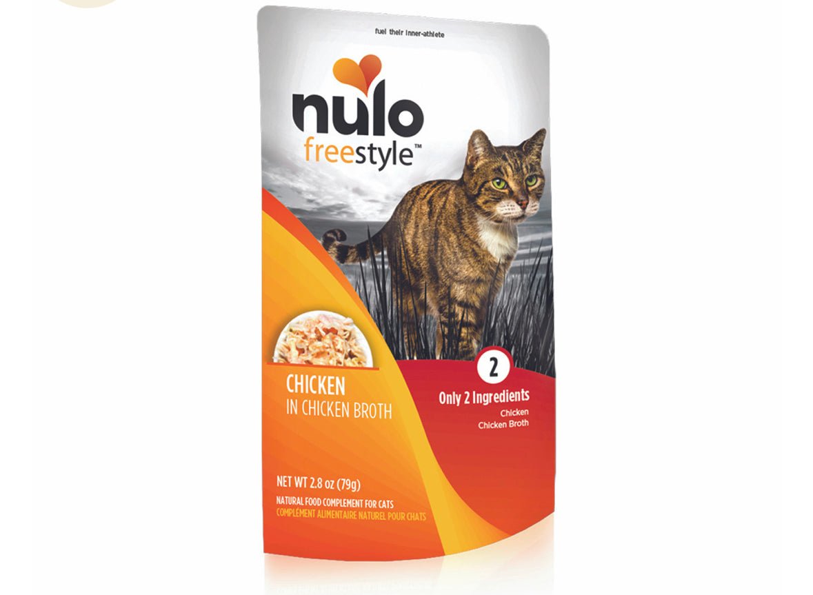 Nulo Freestyle Chicken in Broth Wet Cat Food Topper 2.8oz pouch