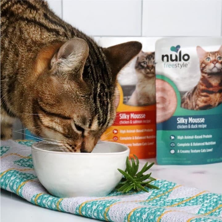 Nulo freestyle silky mousse chicken & duck recipe in broth pouch