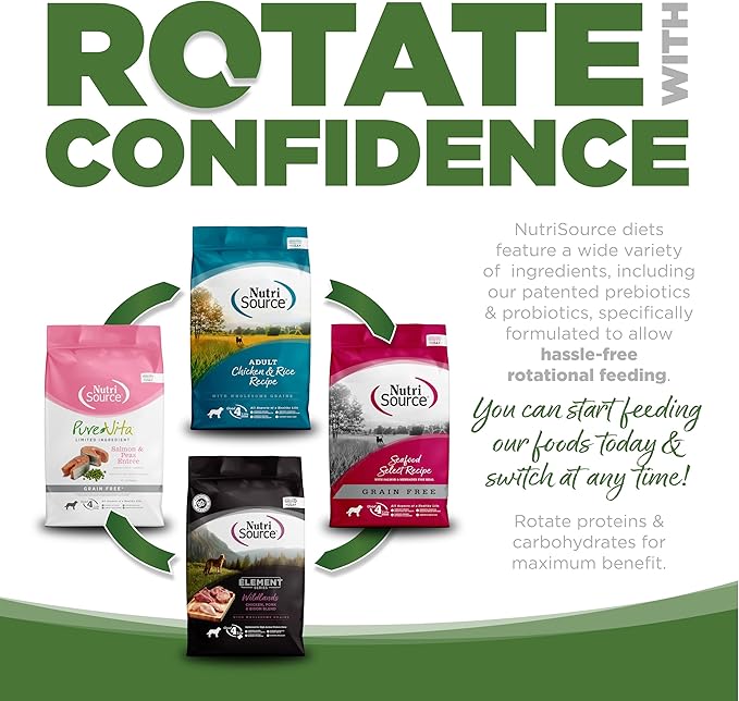 Nutri source pure vita duck and oatmeal entree 12 lb