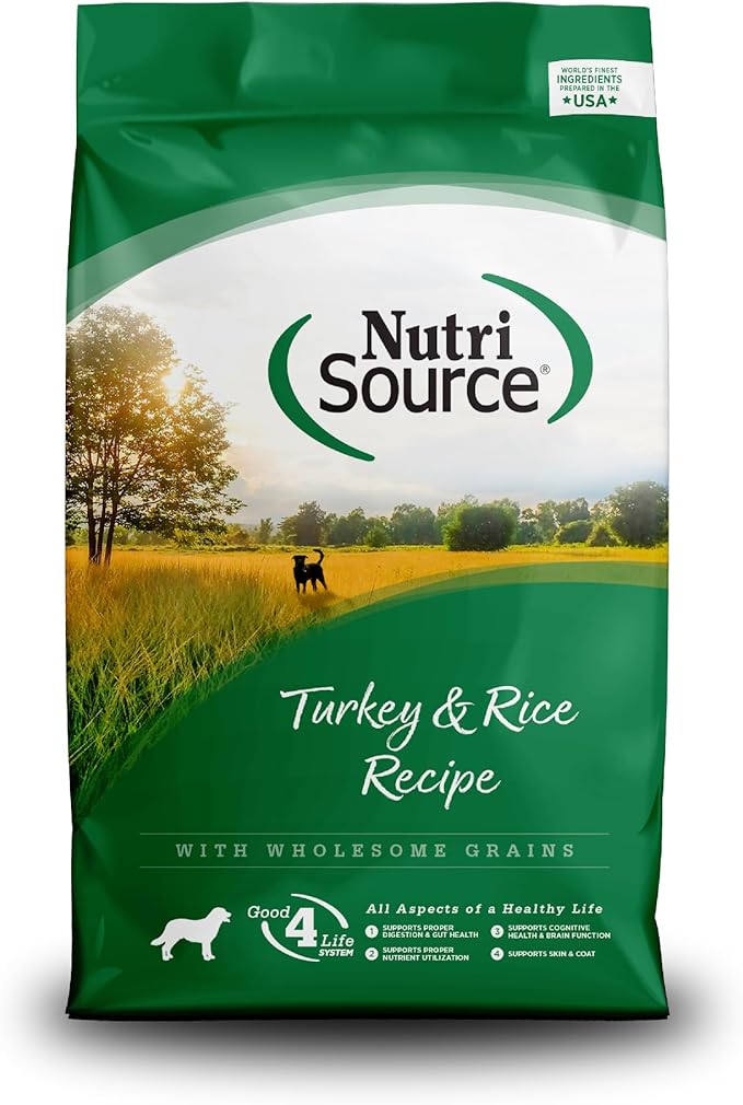 Nutri source turkey and rice recipe 12 lb