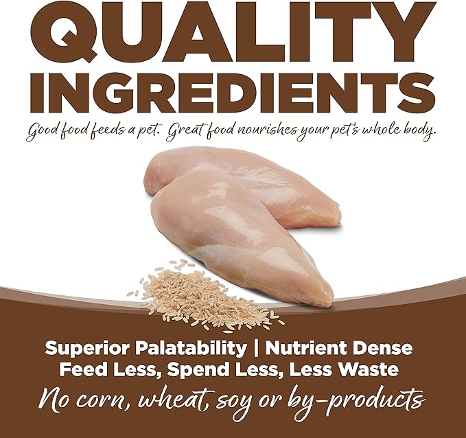 Nutrisource pure vita chicken & brown rice 25lbs dry dog kibble