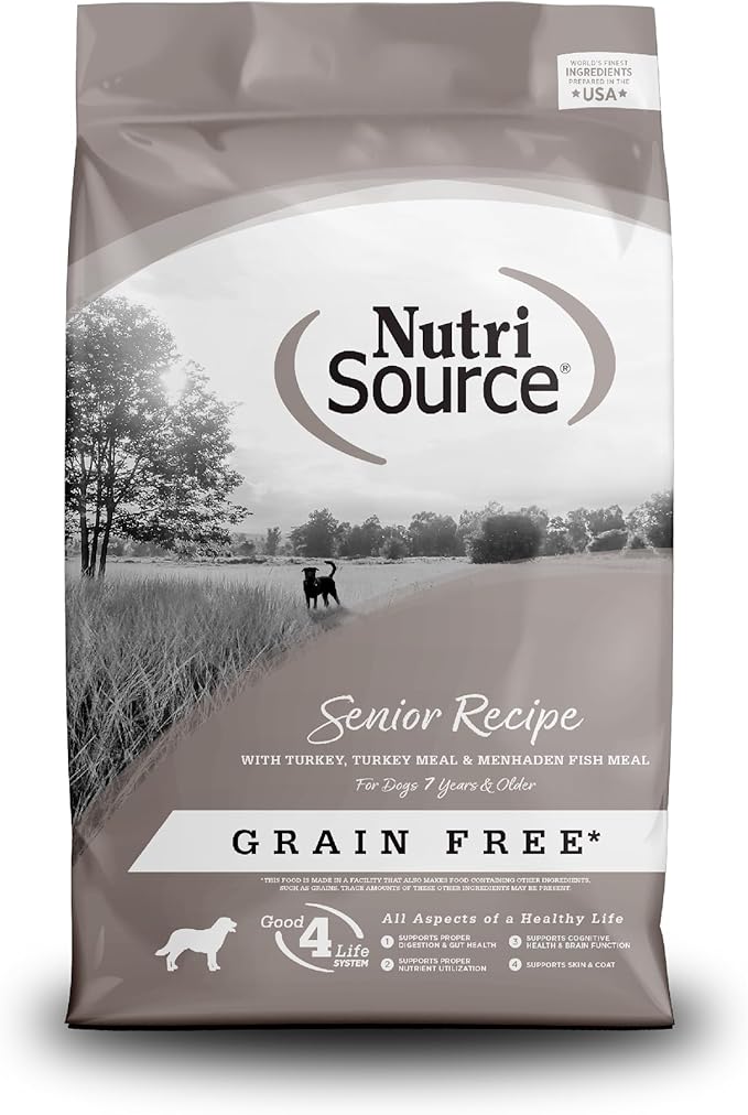 Nutrisource senior recipe grain free 5lb