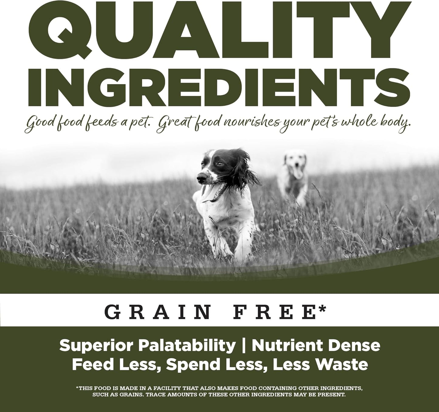 Nutrisource small bites woodlands select recipe grain free dry dog kibble 4lb bag