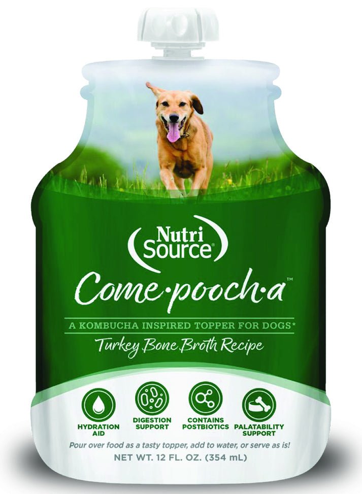 Nutrisource Turkey bone broth 12oz pouch