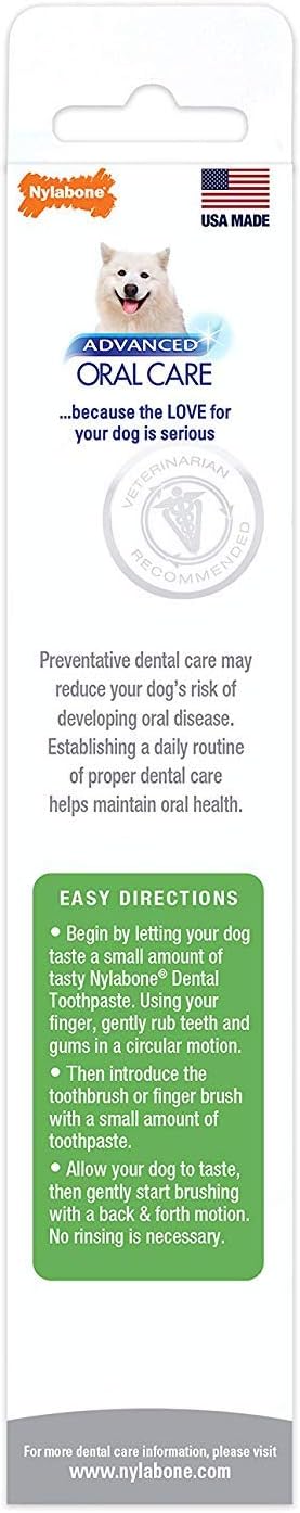 Nylabone advanced oral care pet toothpaste 2.25oz