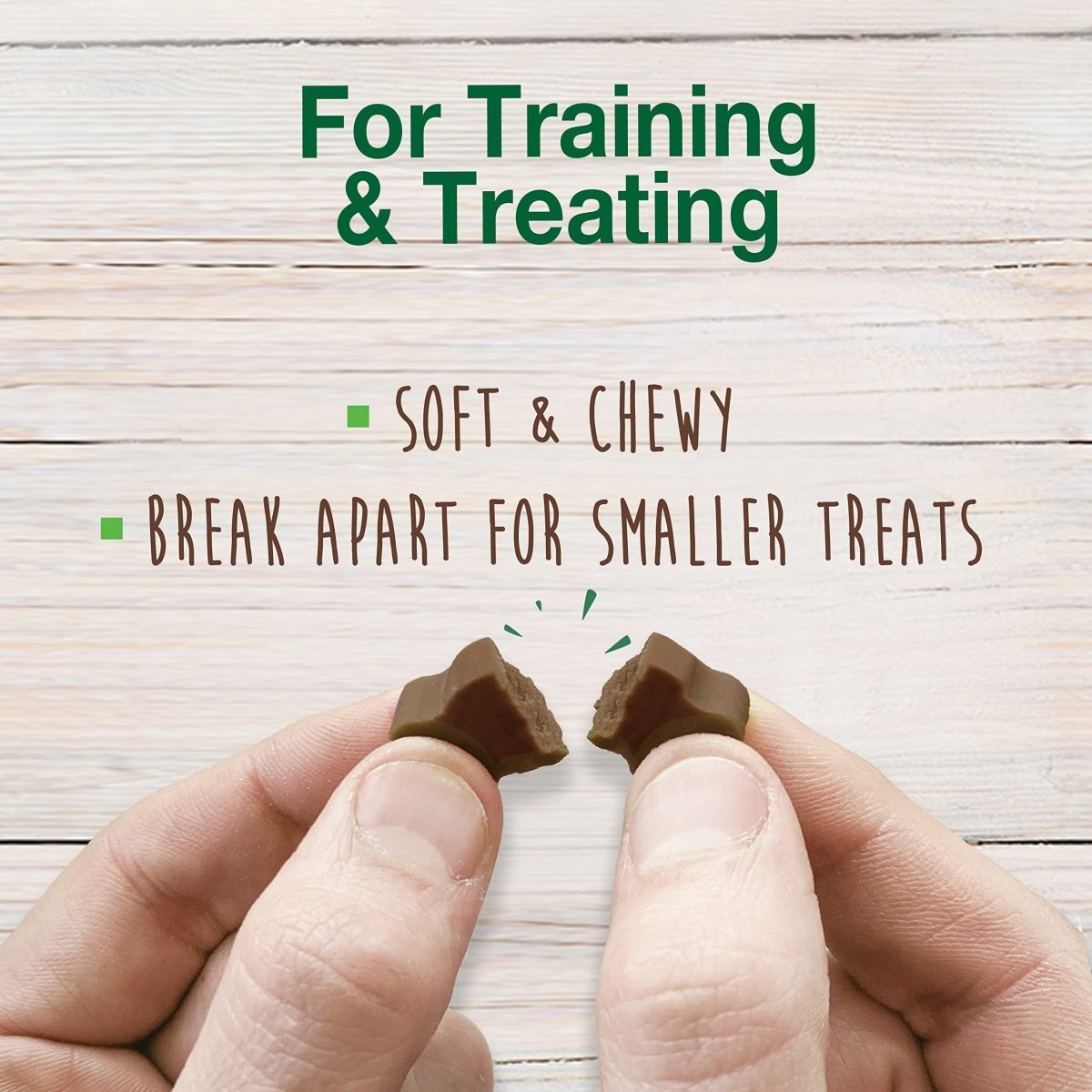 Nylabone Healthy Edibles Chewy Bites Dog Training Treats Bacon 6 oz.