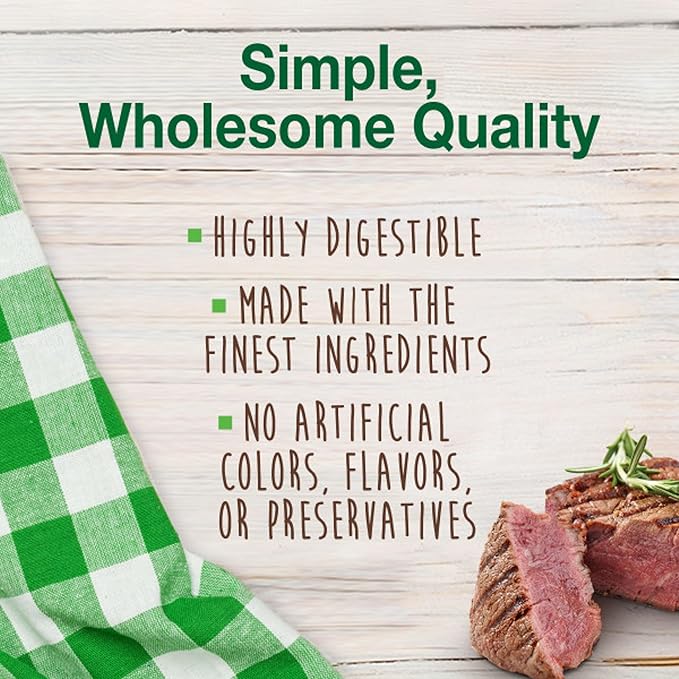 Nylabone natural healthy edibles chew treats meaty center beef 9.9oz 12 small chews