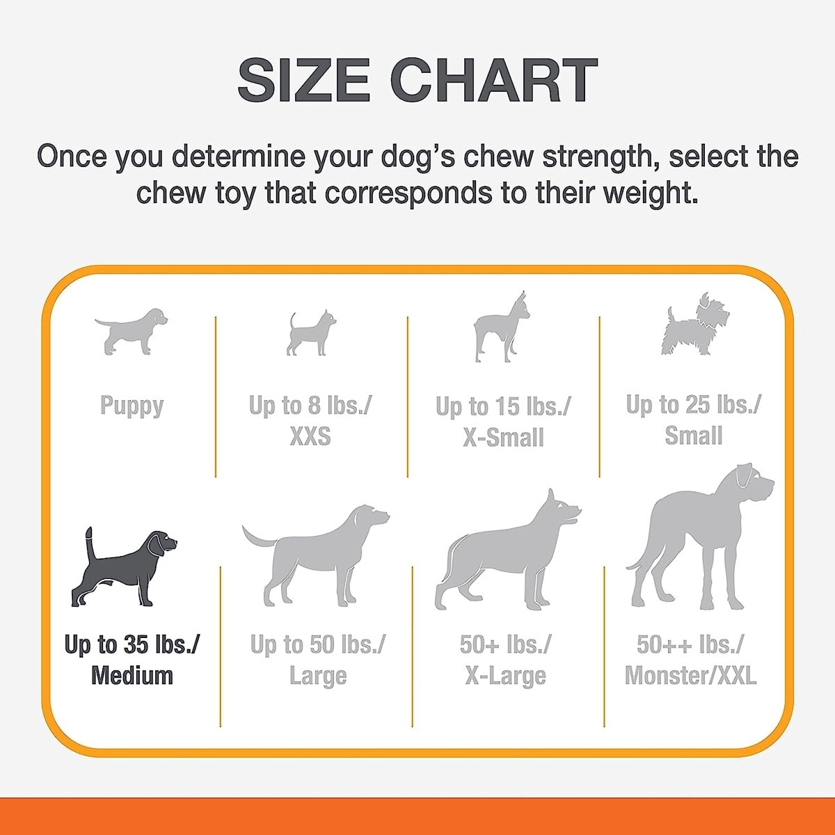 Nylabone Wishbone Power Chew Dog Toy Medium/Wolf (1 Count)