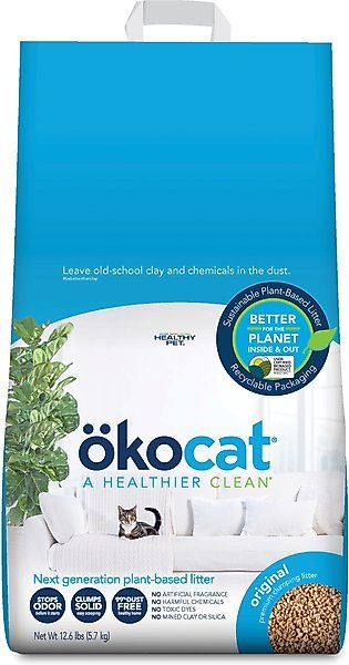 Okocat original clumping 12.6lb cat litter