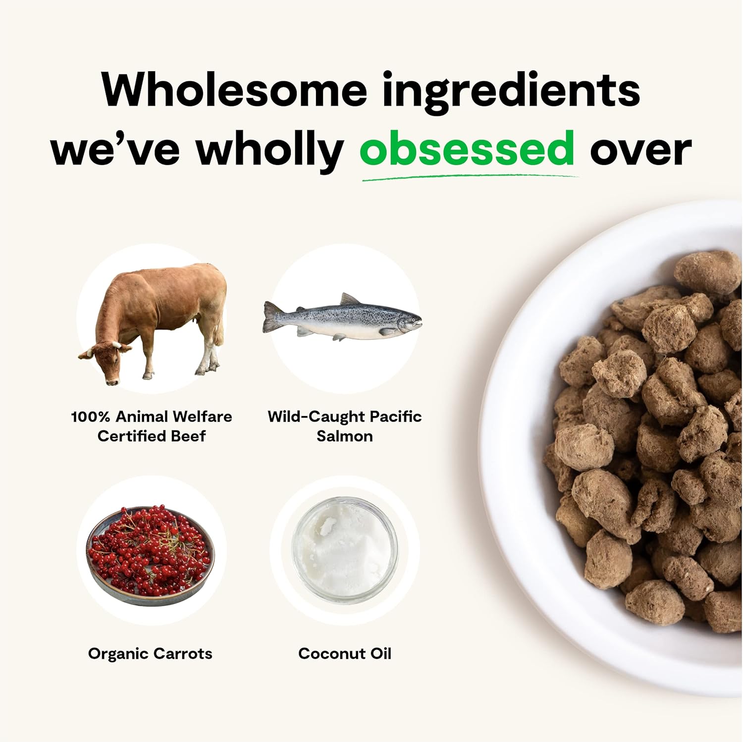 Open Farm Freeze Dried Raw Dog Food, Humanely Raised Meat Recipe with Non - GMO Superfoods and No Artificial Flavors or Preservatives, Surf & Turf Recipe Freeze Dried - 22oz