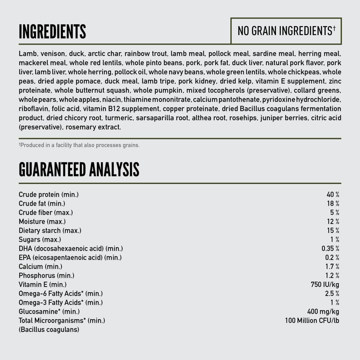 Orijen tundra dog food 4.5 lb