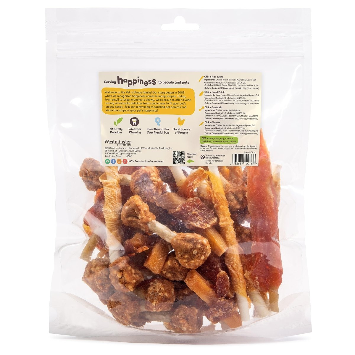 Pet ‘n Shape - Chik ‘n Mix Variety Pack – Natural Chicken Puppy Treat Mix, Dog Rewards and Snacks – 16 Ounces