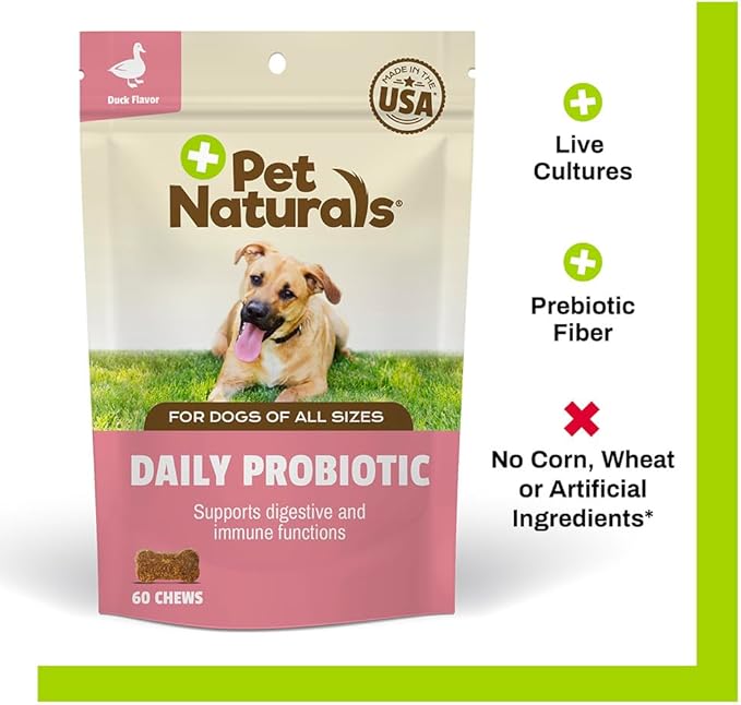 Pet Naturals Daily Dog Probiotic 60 count