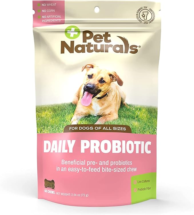 Pet Naturals Daily Dog Probiotic 60 count