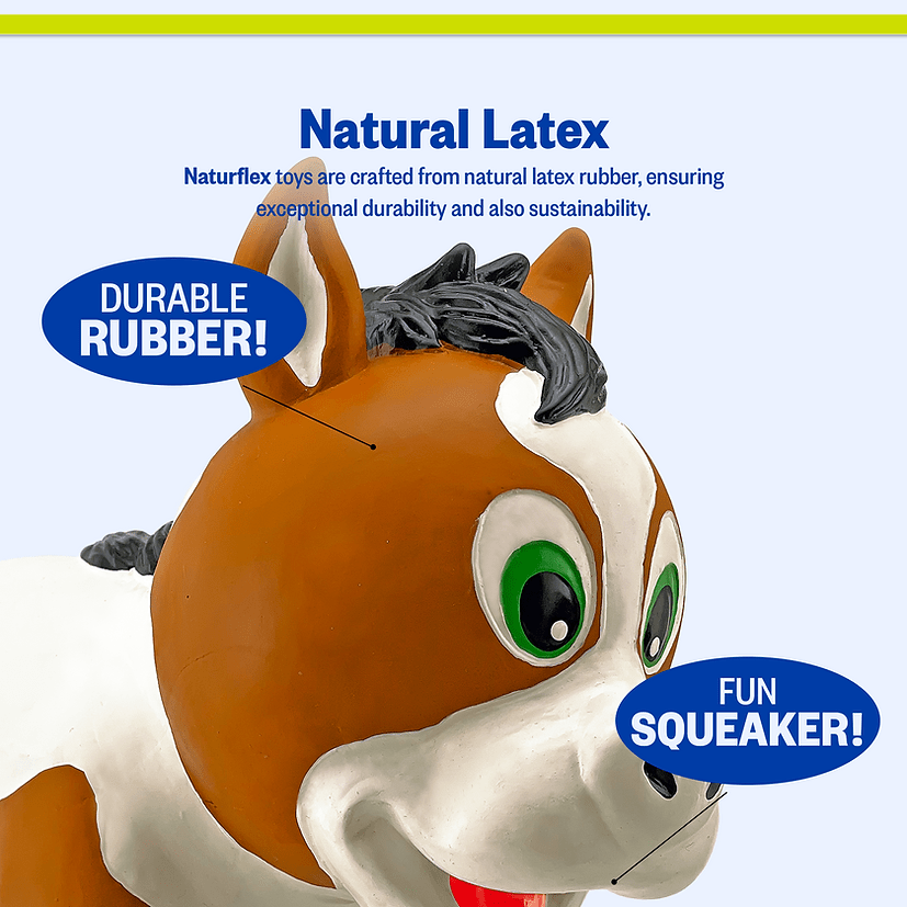 Pet sport naturflex horse toy