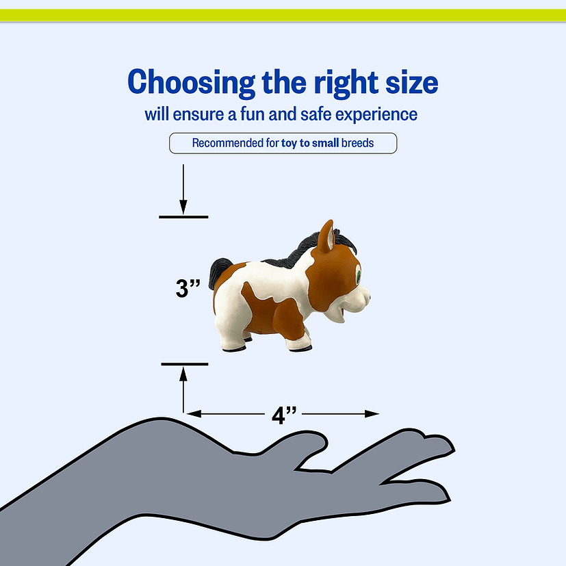 Pet sport naturflex horse toy