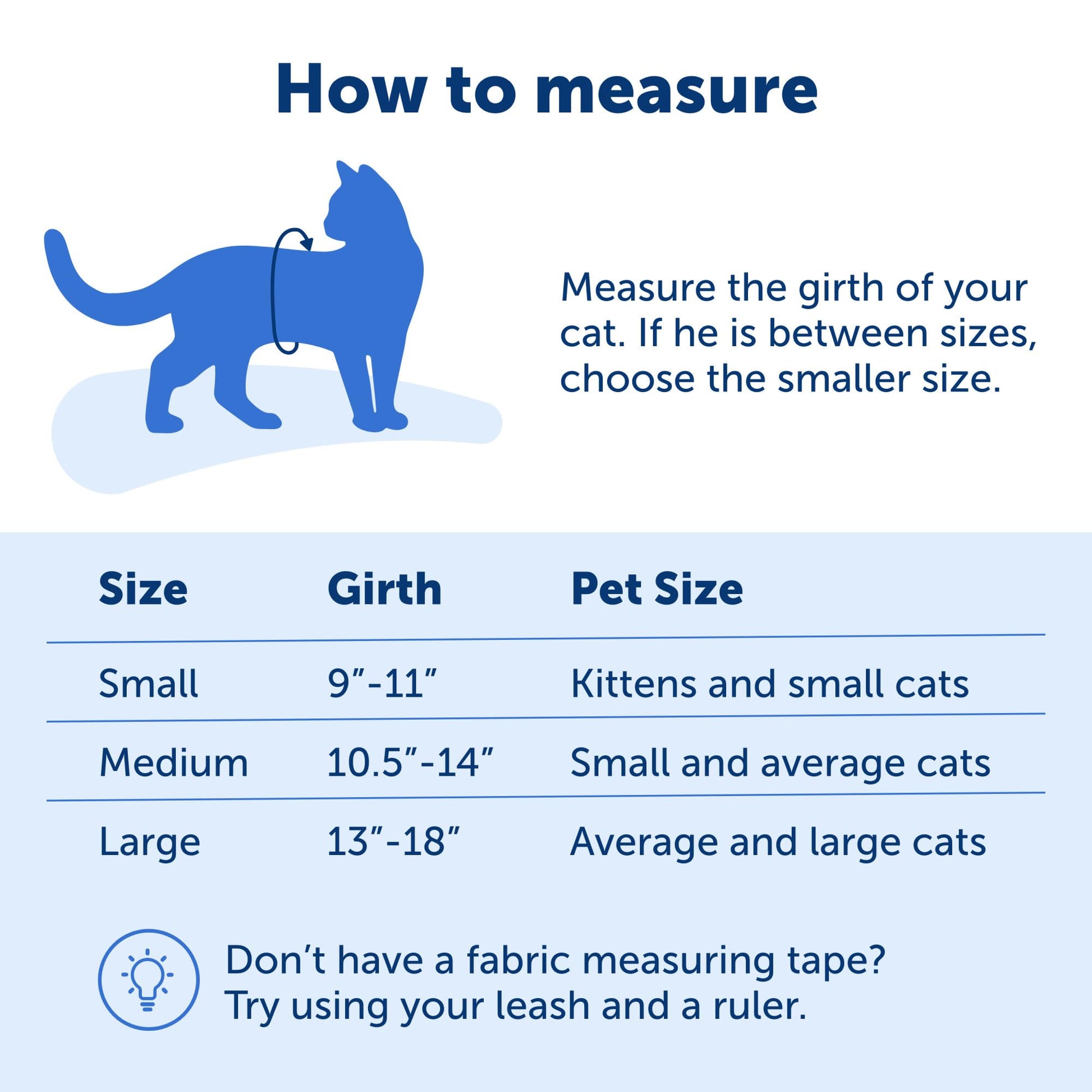 PetSafe Come with Me Kitty Harness and Bungee Leash, Small, Royal Blue