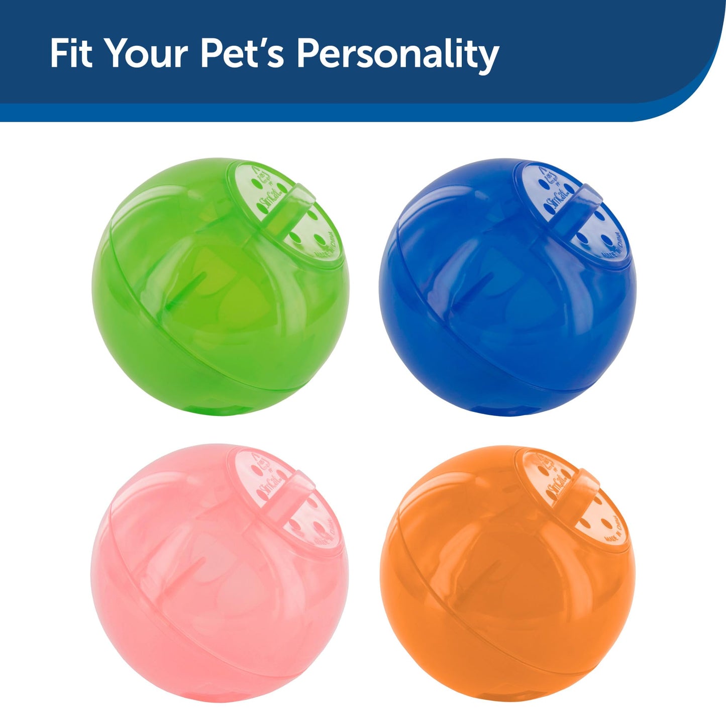 PetSafe Slimcat Feeder Ball - Interactive Game for Your Cat - Fill with Food and Treats - Green
