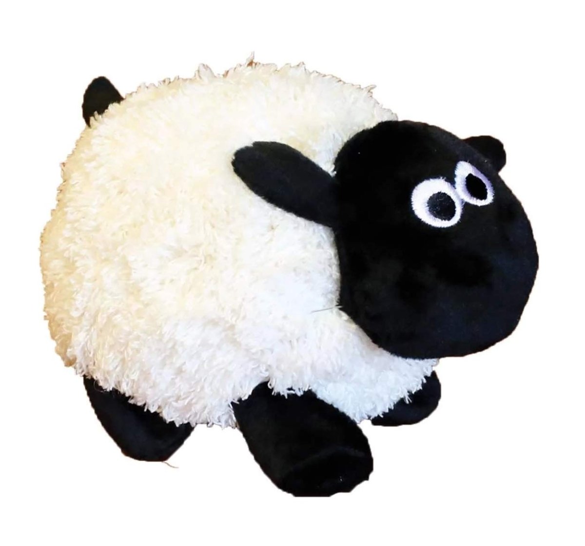 Petsport Sheldon Sheep Plush Dog Toy with Squeaker, 8 Inch, Assorted Colors