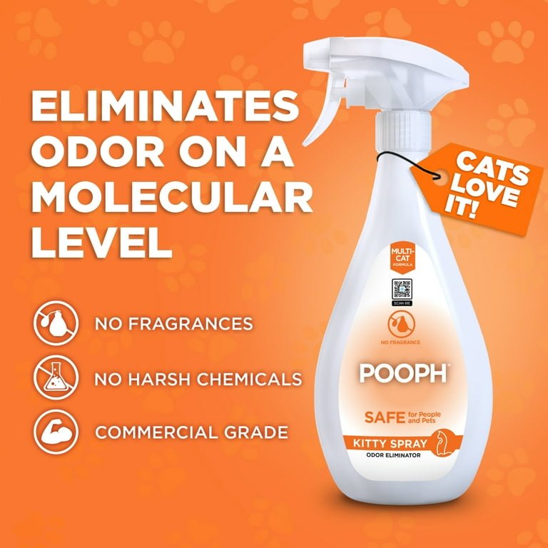 Pooh kitty litter spray feline cleaning spray odor eliminating spray 20oz