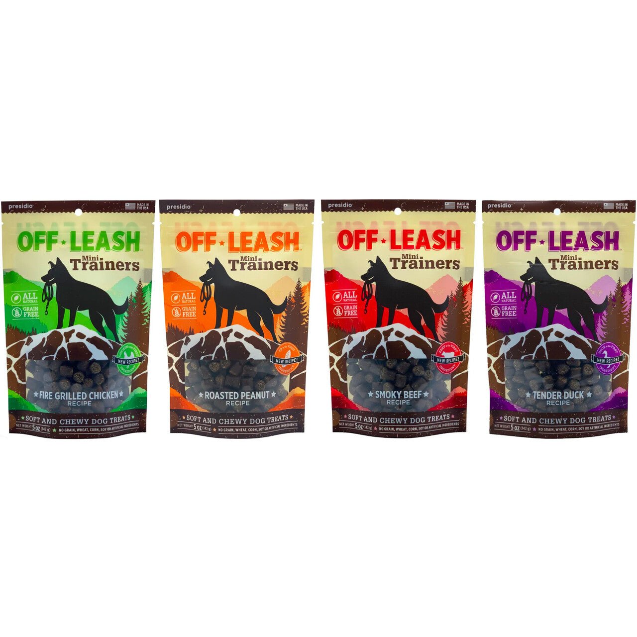 Presidio Off Leash Dog Training Treats | Tender Duck 12 Oz