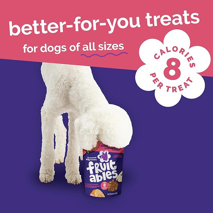 Pumpkin apple Fruitables healthy dog treats 12 oz