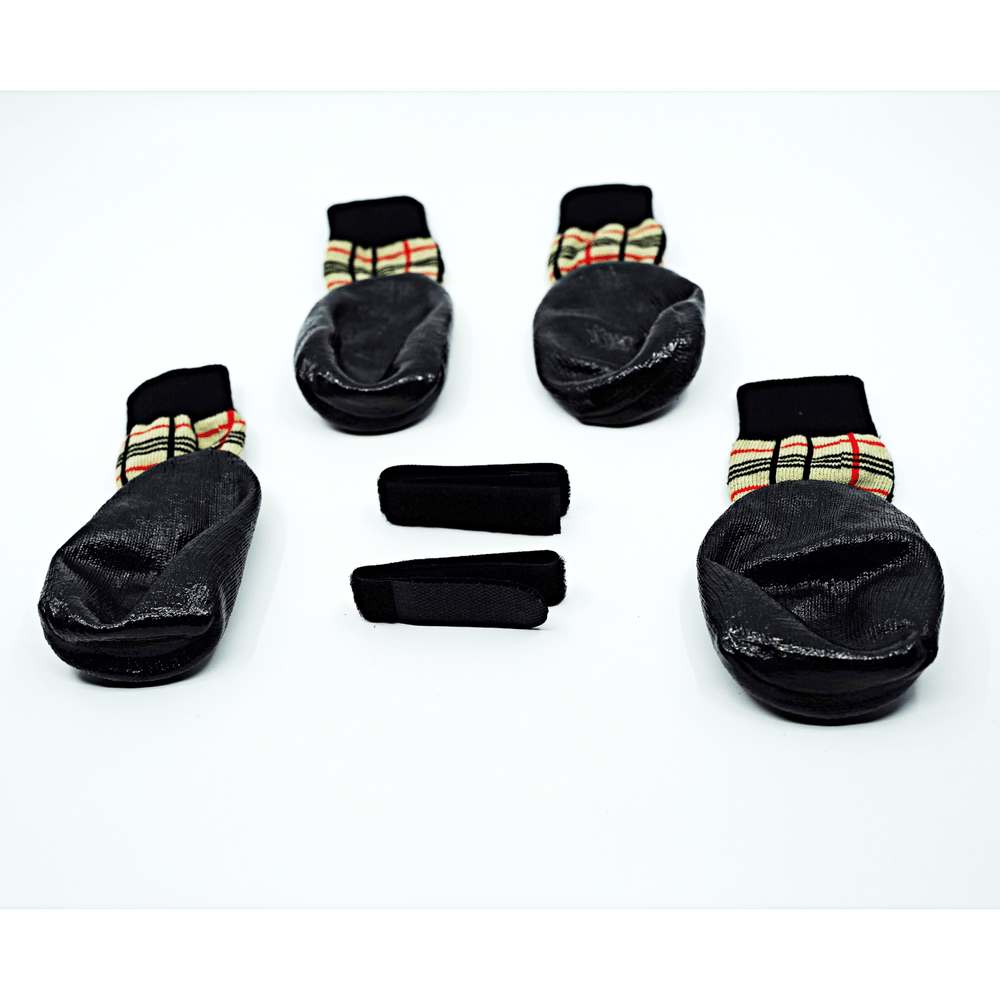 Puppibles pvc anti slip waterproof dog socks - large