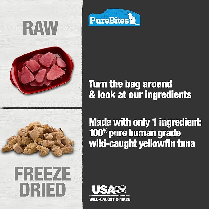 Pure bites freeze dried wild caught salmon