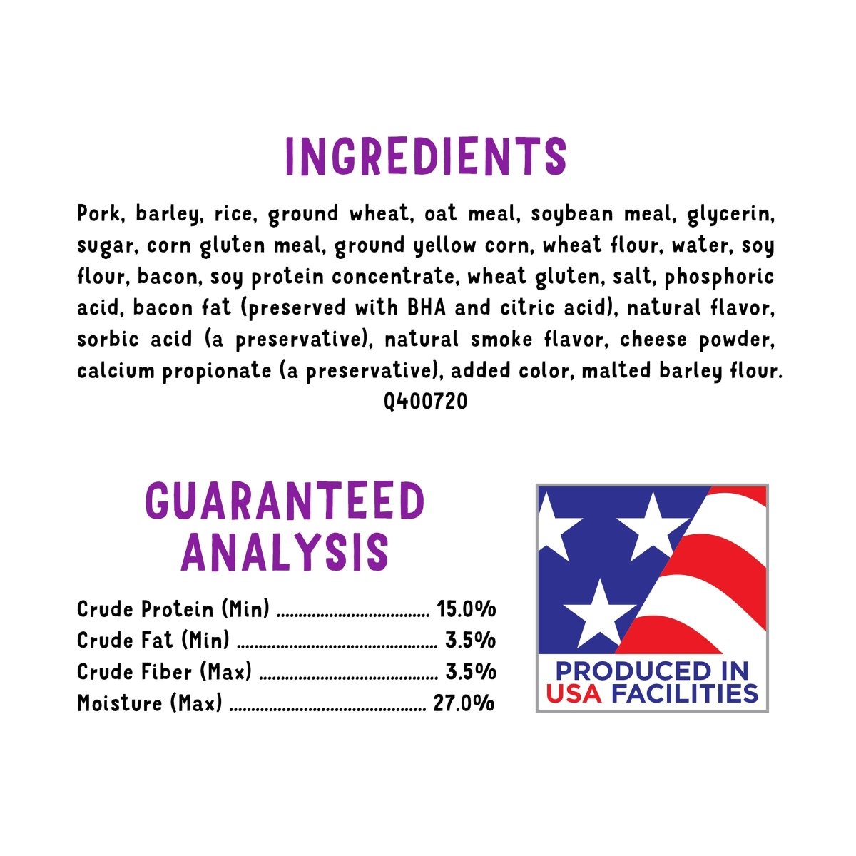 Purina Beggin’ Strips Dog Treats, Bacon & Cheese Flavor, Made with Real Bacon and Soft Texture, 6 OZ Pouch (Pack of 1)