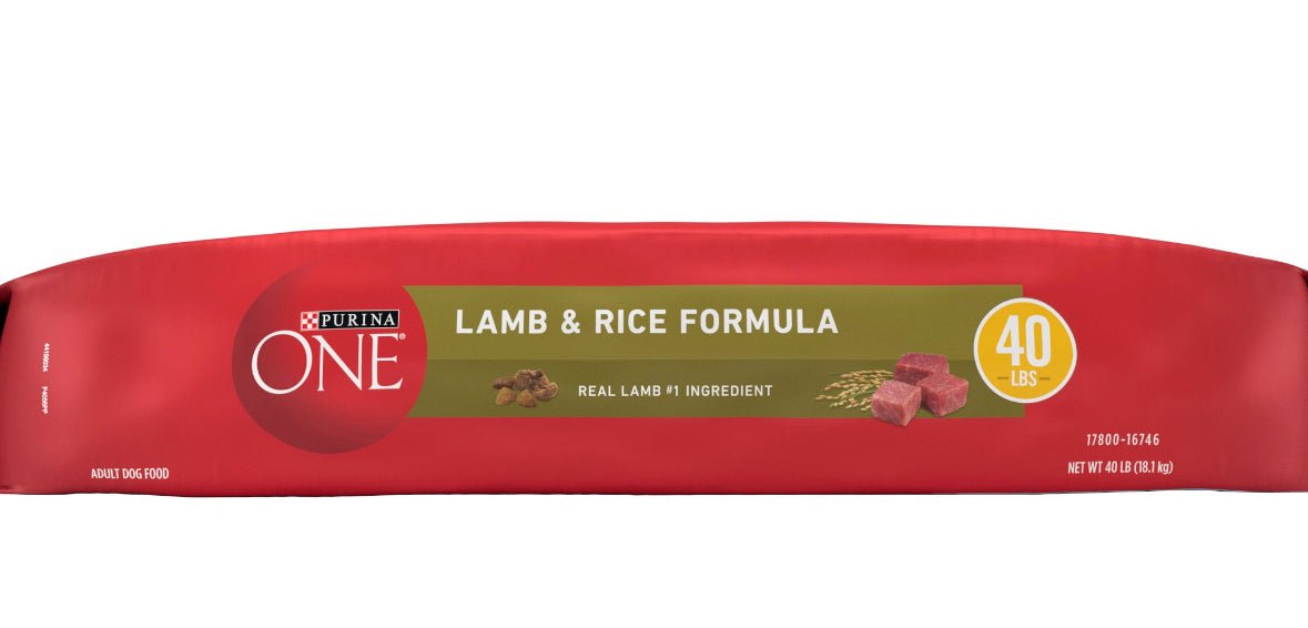 Purina one lamb & rice formula 40lb dry dog food kibble