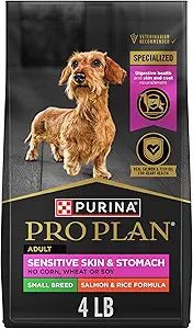 Purina pro plan sensitive stomach salmon and rice - small breed