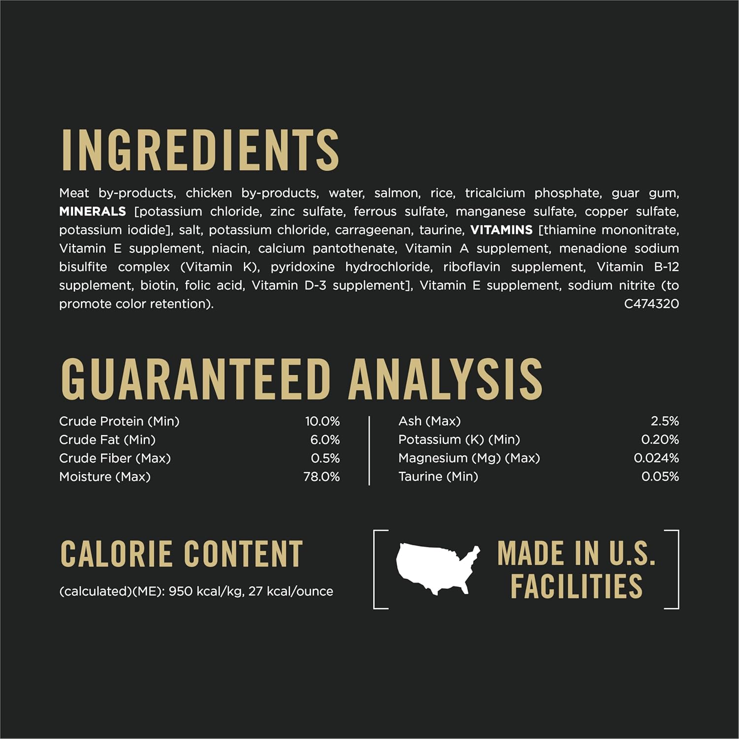 Purina pro plan urinary tract health with salmon 3oz canned cat food