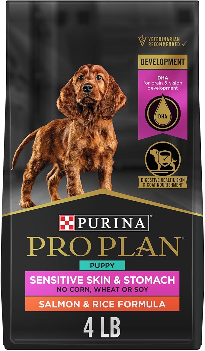 Purina proplan puppy sensitive skin and stomach 4lbs