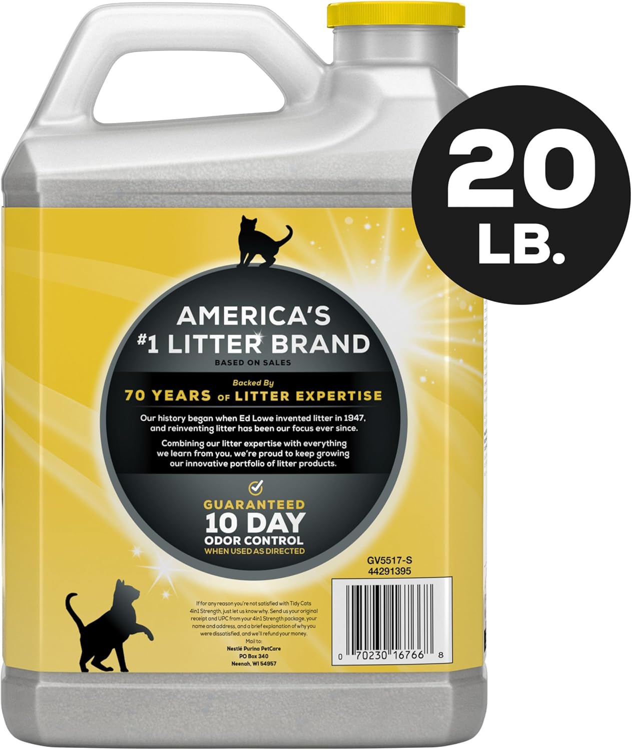 Purina Tidy Cats® 4 - in - 1 Strength Clumping Multi - Cat Clay Cat Litter 20lbs