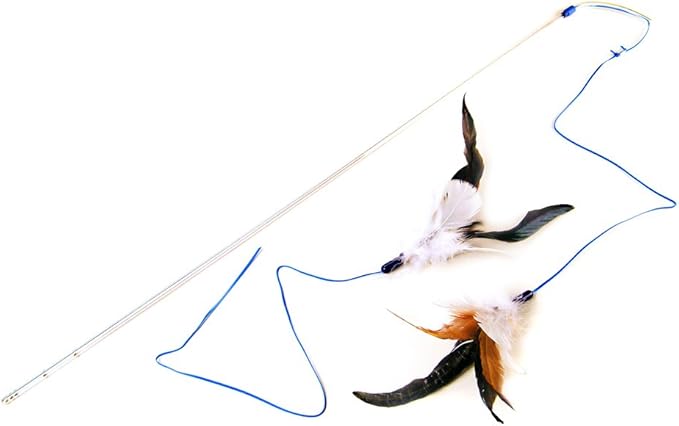 Purrfect feather cat toy