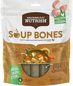 Rachel ray nutrish soup bones dog treats 6ct chewy dog bones 12.6oz
