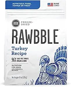Rawbble freeze dried turkey topper