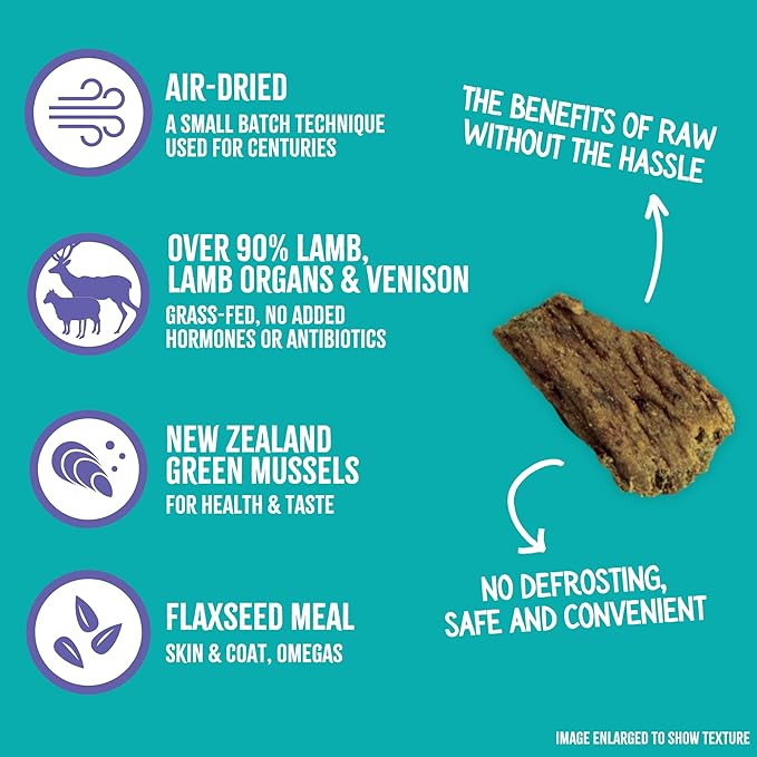Rawrternative Air Dried Food Lamb, Organs, and Venision