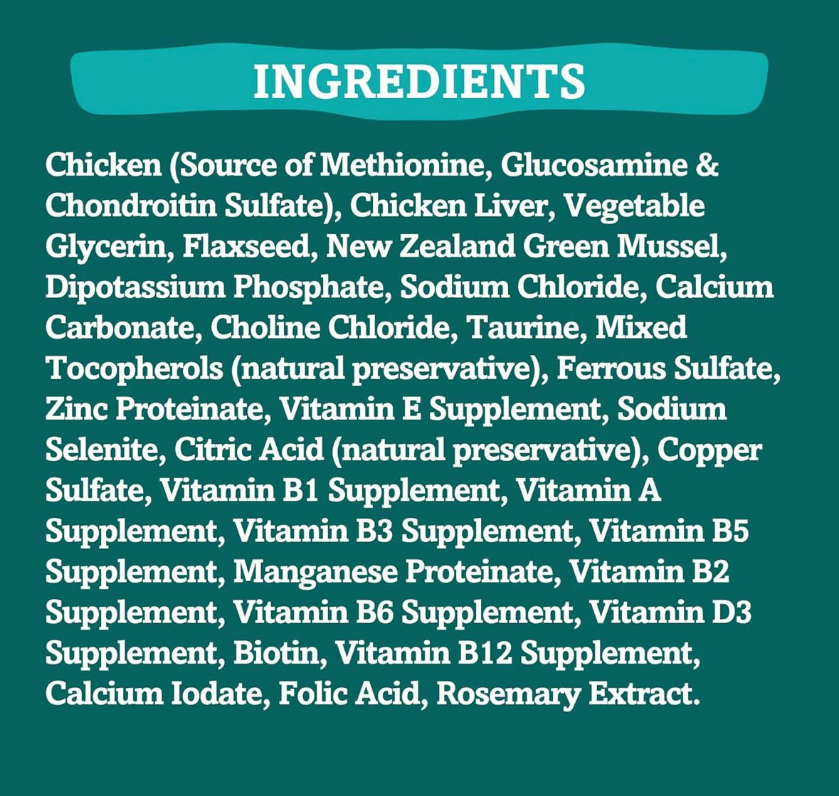 RawTernative Air Dried Dog Food, High Protein, Over 90% Real Chicken & Liver + New Zealand Green Lipped Mussels, Complete Meal or Topper, Grain Free, Gluten Free, Non GMO, (3 lb Bag)