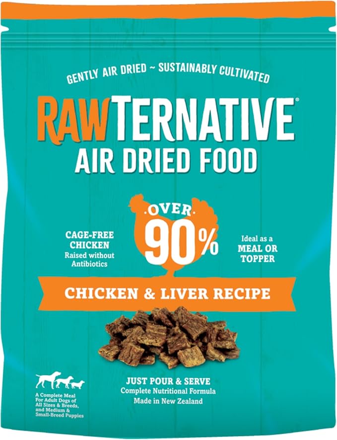 Rawternative Air Dried Food Chicken And Liver Recipe 1lb