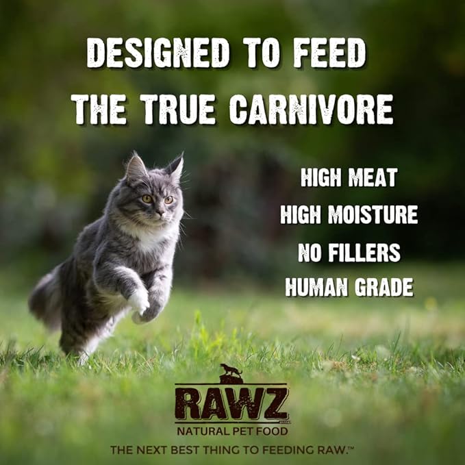 Rawz canned cat food chicken and pumpkin