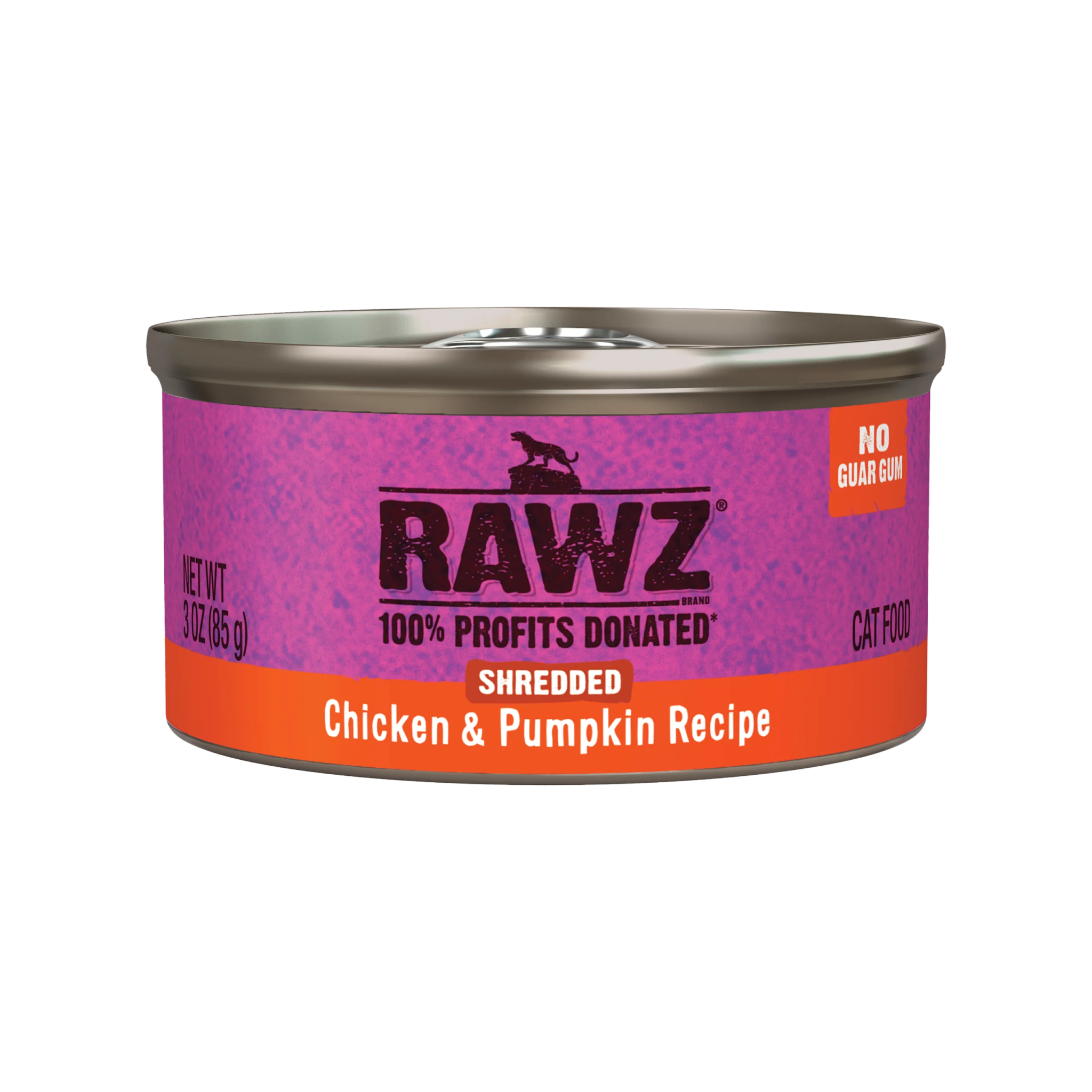 Rawz canned cat food chicken and pumpkin