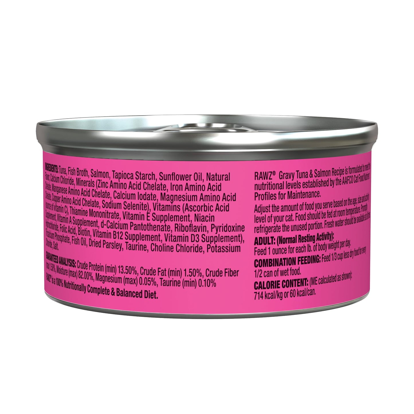 Rawz Natural Premium Minced Canned Cat Food In Gravy From Bone Broth - Made With Real Meat Ingredients No Bpa & Gums - (3 Ounce Cans) (Pack Of 18), Chicken & Chicken Liver