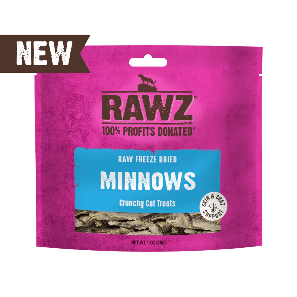 Rawz Raw Freeze Dried Venison Cat Treats - Minnows Cat Treats