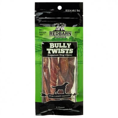 Redbarn bully twists dog treats 5ct