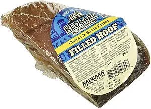 Redbarn cheese & bacon filled hoof dog treat