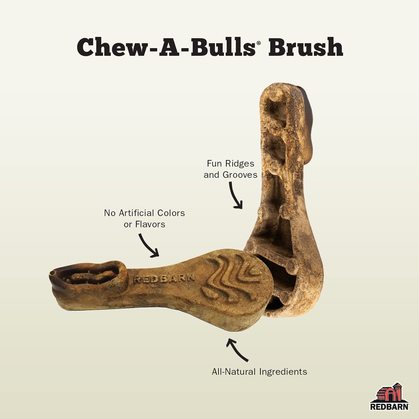 Redbarn Chew - A - Bulls (Size: Large, Shape: Brush, 6 - Count (Pack of 1))