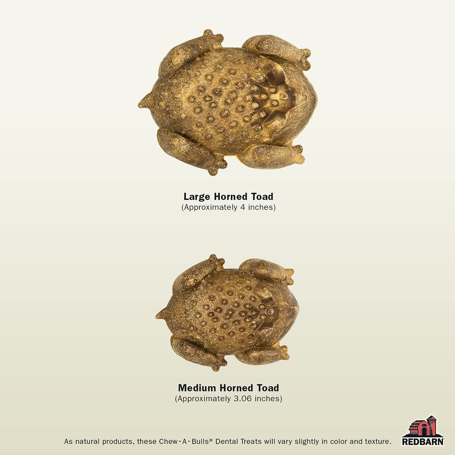 Redbarn Chew - A - Bulls (Size: Large, Shape: Toad, 6 - Count (Pack of 1))