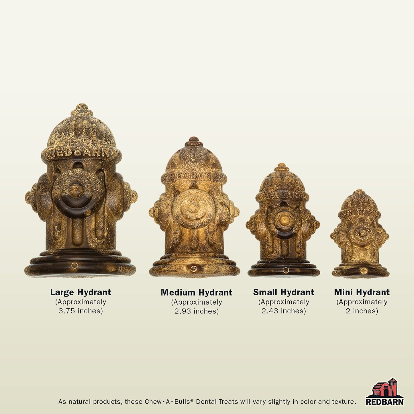 Redbarn Chew - A - Bulls (Size: Medium, Shape: Hydrant, 12 - Count (Pack of 1))